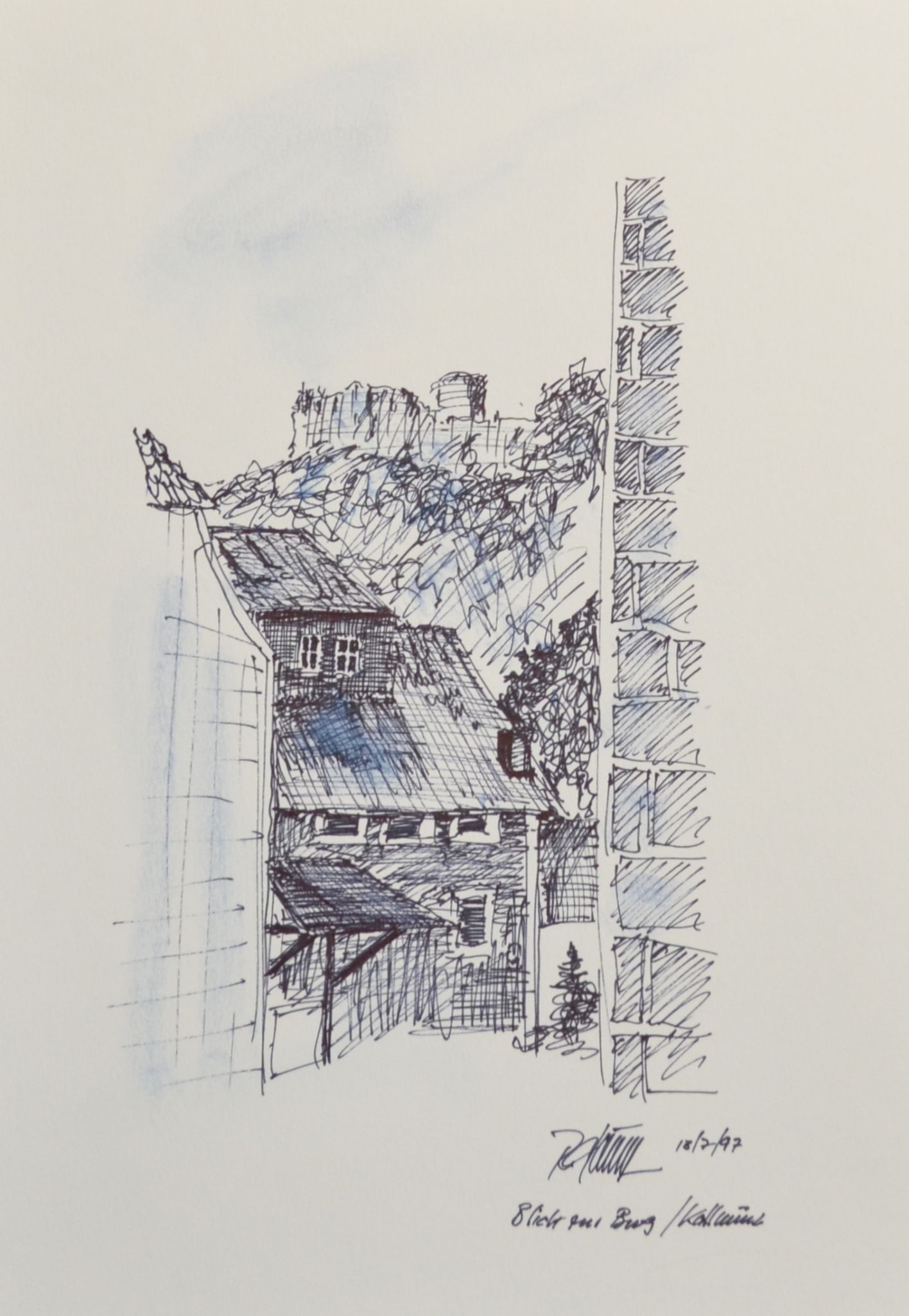 Kallmünz, Blick auf Bergfried